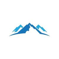 logo icona di montagna vettore