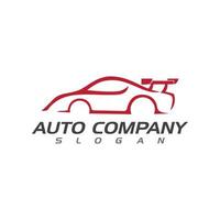 vettore del modello di logo auto auto