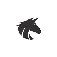 unicorno logo modello vettore icona illustrazione