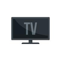 camera servizio tv impostato icona piatto isolato vettore