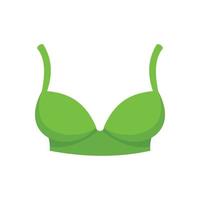 Seno reggiseno icona piatto isolato vettore