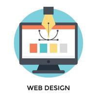 web design alla moda vettore