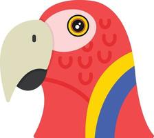 pappagallo creativo icona design vettore