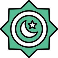 musulmano creativo icona design vettore