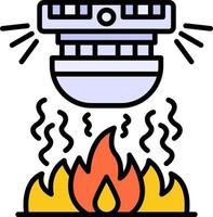 fuoco allarme creativo icona design vettore