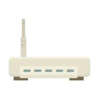 router attrezzatura icona piatto isolato vettore