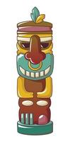 Messico idolo icona, cartone animato stile vettore