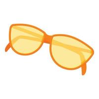occhiali da sole icona, cartone animato stile vettore