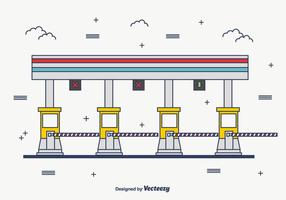 Toll sfondo vettoriale