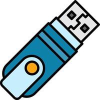 USB veloce guidare creativo icona design vettore