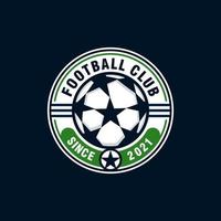 calcio, calcio club logo design vettore