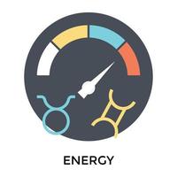 di moda energia metro vettore