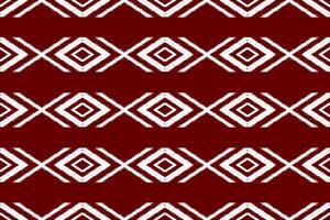 bellissimo etnico ikat arte. senza soluzione di continuità modello nel tribale. azteco geometrico ornamento Stampa. vettore