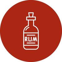 Rum creativo icona design vettore