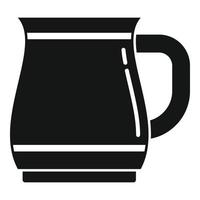 tazza icona semplice vettore. caffè boccale vettore