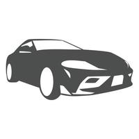 logo auto vettore silhouette gerage servizio elegante settore automobilistico