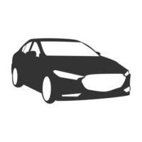 logo auto vettore silhouette gerage servizio elegante settore automobilistico