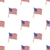 Stati Uniti d'America bandiera modello senza soluzione di continuità vettore