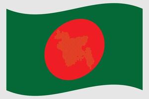 bangladeshi nazionale bandiera design per bangladeshi vettoriale giorno