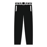 scuola pantaloni icona semplice vettore. ragazzo uniforme vettore