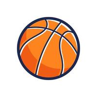 pallacanestro palla vettore illustrazione isolato su bianca sfondo