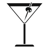 pomodoro cocktail icona semplice vettore. succo bevanda vettore