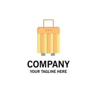 Borsa bagaglio borsetta acquistare attività commerciale logo modello piatto colore vettore