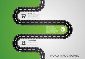 Vettore di infografica Roadmap