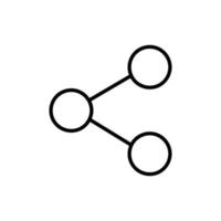 condividi icona vettoriale