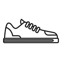 vendita sneaker icona schema vettore. sport scarpa vettore