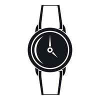 orologio da polso icona, semplice stile vettore