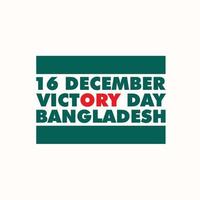 bangladesh vittoria giorno sfondo design. striscione, manifesto, saluto carta. vettore illustrazione.