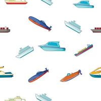 marittimo trasporto modello, cartone animato stile vettore