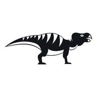 adrosauride dinosauro icona, semplice stile vettore