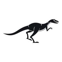 velyciraptor icona, semplice stile vettore