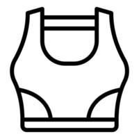 più dimensione reggiseno icona schema vettore. moda allenarsi vettore