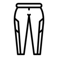 attrezzatura pantaloni icona schema vettore. moda Abiti vettore