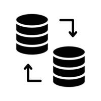 illustrazione vettoriale di condivisione file su uno sfondo simboli di qualità premium. icone vettoriali per il concetto e la progettazione grafica.