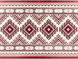 nativo americano indiano ornamento modello geometrico etnico tessile tessitura tribale azteco modello navajo messicano tessuto senza cuciture vettore decorazione moda