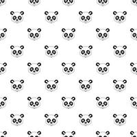 panda modello, semplice stile vettore