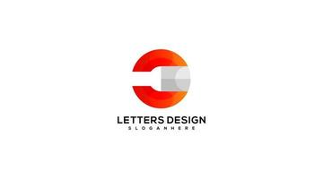 lettera c logo modello logo design vettore icona