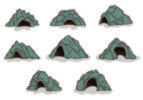 Set di icone Cavern
