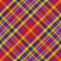 tartan plaid modello nel rosso. Stampa tessuto struttura senza soluzione di continuità. dai un'occhiata vettore sfondo.