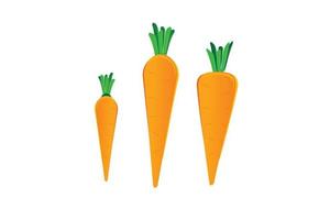 salutare carote vettore illustrazione.
