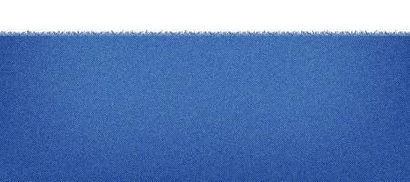 blu classico jeans denim struttura con un' cencioso bordo. leggero jeans struttura. realistico vettore illustrazione