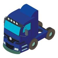 camion icona, isometrico stile vettore