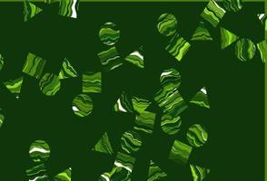 modello vettoriale verde chiaro con cristalli, cerchi, quadrati.