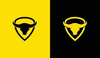 Toro logo simbolo modello semplice design vettore