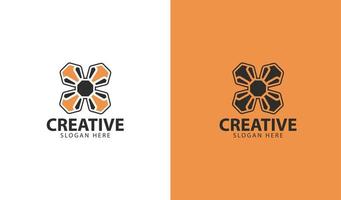 creativo logo modello semplice design vettore