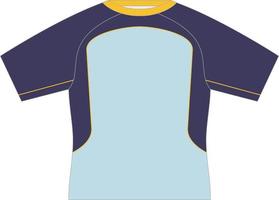 maglietta sport design modello per calcio maglia. sport uniforme nel davanti Visualizza. maglietta finto su per sport club. vettore illustrazione